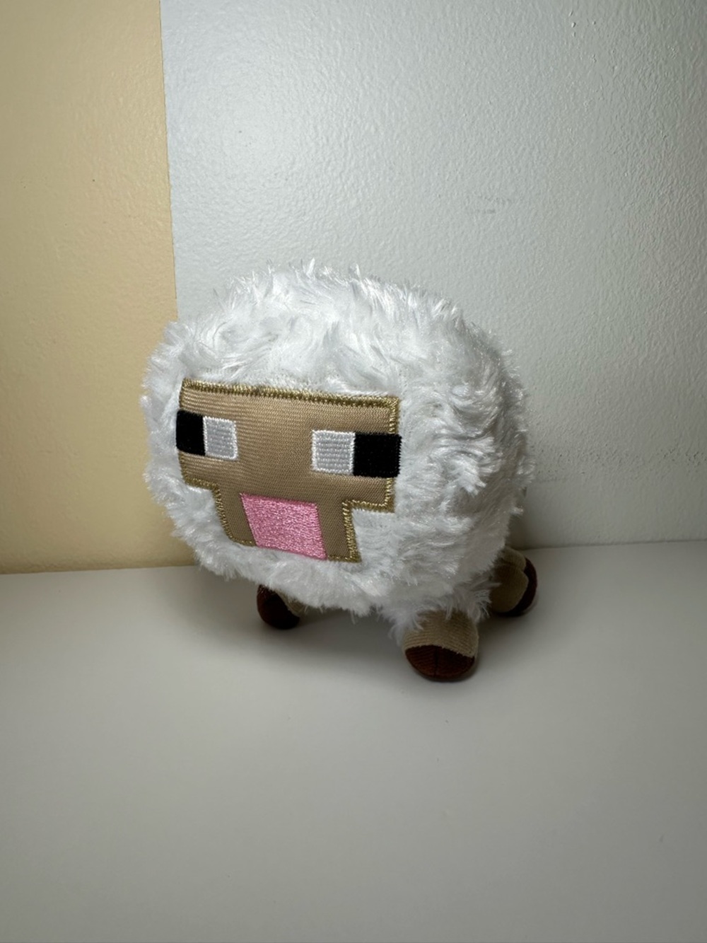 Minecraft Plush White Baby Sheep Stuffed Animal Character Toy 6" (retired)
